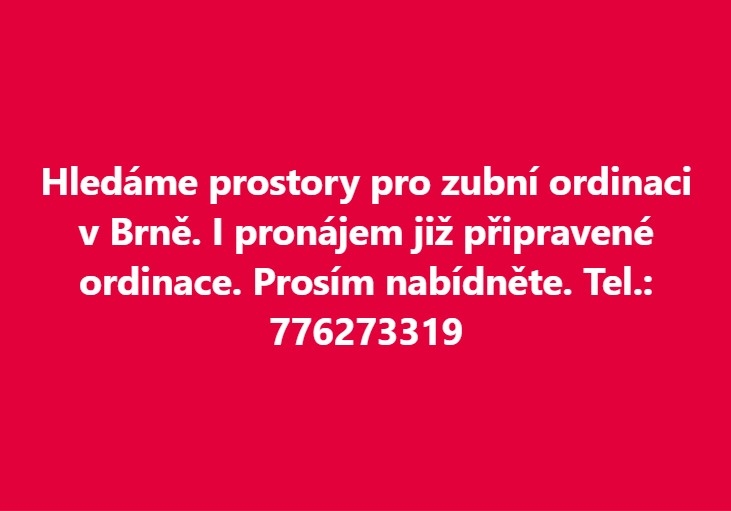 PRONÁJEM BRNO